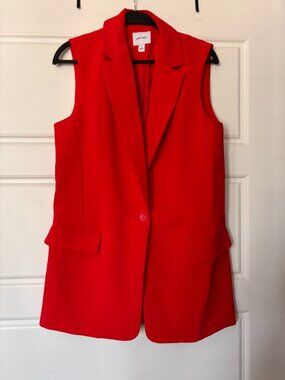 Kohls Sleeveless Blazer Vest